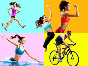 Celebrități în acțiune practicând sporturi diverse.