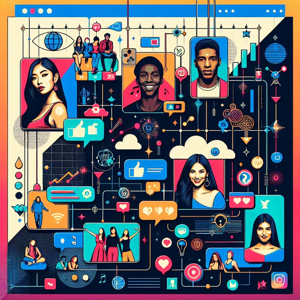 social media vedete