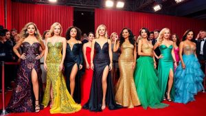 Vedete în ținute spectaculoase la premiera filmului.